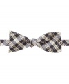 Get the finishing touch with this plaid bow tie from Penguin.