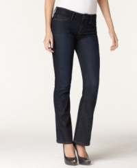 In a classic dark wash, these Joe's Jeans Provocateur Petite Bootcut jeans are perfect for sleek & chic everyday style! In a classic dark wash, these Joe's Jeans Provocateur Petite Bootcut jeans are perfect for sleek & chic everyday style!