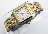 Cartier Men's 187957 Santos Stainless Steel and 18K Gold Watch Cartier Men's 187957 Santos Stainless Steel and 18K Gold Watch