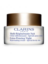 Revolutionary anti-aging treatment works deep beneath the skin's surface to boost cellular turnover and reinforce the firming action of Extra-Firming Day Cream. Features appear younger-looking, smoother, firmer, and more defined upon waking. Ideal for dry skin. 1.7 oz. Revolutionary anti-aging treatment works deep beneath the skin's surface to boost cellular turnover and reinforce the firming action of Extra-Firming Day Cream. Features appear younger-looking, smoother, firmer, and more defined upon waking. Ideal for dry skin. 1.7 oz.