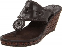 Jack Rogers Women's Del Mar Mid Canned Wedge Sandal,Dark Brown,8.5 M US Jack Rogers Women's Del Mar Mid Canned Wedge Sandal,Dark Brown,8.5 M US