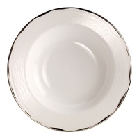Missoni Home's Merry White range brings Missoni's fashionable flair to dinnerware in a subtle way. Gorgeous precious platinum edging in subtle patterns to complement any contemporary dinner table. Missoni Home's Merry White range brings Missoni's fashionable flair to dinnerware in a subtle way. Gorgeous precious platinum edging in subtle patterns to complement any contemporary dinner table.
