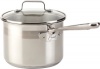 Emeril by All-Clad E8849964 Chef's Stainless Steel Saucepan Dishwasher Safe 3-Quart Sauce Pan with Lid Cookware, Silver