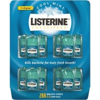 Listerine Pocketpaks Breath Strips Cool Mint (Backend / Peggable) - 12 Pack