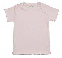 Infant Girl Pink Top With Wonderful White Trimming - Margery Ellen 12-18M Infant Girl Pink Top With Wonderful White Trimming - Margery Ellen 12-18M