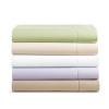 Sky Basic Solid Ivory QUEEN 4-Piece Sheet Set