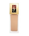 Yves Saint Laurent's NEW foundation, TEINT RESIST, guarantees unfailing wear and radiance hour after hour. TEINT RESIST's fluid and easy to apply texture is both transfer-resistant and luminous, and the color stays true throughout the day. The formula forms to the skin perfectly and will not transfer to clothing, for a truly seamless result. The make-up finish is flawless, natural and radiant and lasts up to 14 hours. Formulated with exceptionally soft, spherical micro-powders, the texture is as smooth as velvet and offers long-lasting comfort. Micro-sponges with a blotting paper effect absorb excess oil for a perfectly matt and shine-free complexion. Colour pigments are protected thanks to a special coating so that the colour remains pure and intact throughout the day. With its ultra-resistant, radiance revealing formula, TEINT RESIST gives the guarantee of an even, smooth and comfortable complexion for up to 14 hours, giving you the confidence to put your best face forward in any circumstance.