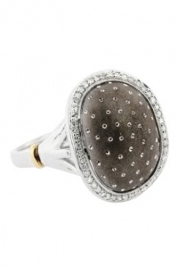 Effy Jewlery Sterling Silver & Gold Diamond Ring, .25 TCW Ring size 7 Effy Jewlery Sterling Silver & Gold Diamond Ring, .25 TCW Ring size 7