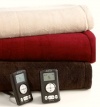 Sunbeam Slumber Rest Microplush King Heated Blanket Garnet (Red)