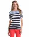 Bailey 44 Women's Seahorse Striped Top, Peri, Medium