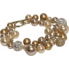 Carolee Charm Toggle Bracelet (Gold)