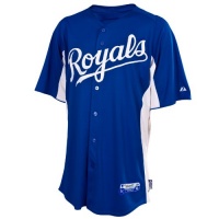 Men's Kansas City Royals Cool Base Auth Button Down Front Batting Practice Jersey,Royal/White Men's Kansas City Royals Cool Base Auth Button Down Front Batting Practice Jersey,Royal/White