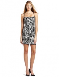 Laundry By Shelli Segal Women's Tiger Stripe Sequins Slip Dress, Black/White, 10 Laundry By Shelli Segal Women's Tiger Stripe Sequins Slip Dress, Black/White, 10