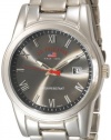 U.S. Polo Assn. Men's US8002 Silver-tone Sporty Bracelet Watch