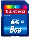 Transcend 8 GB Class 6 SDHC Flash Memory Card TS8GSDHC6