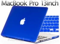 Kuzy - 2in1 BLUE 13inch Rubberized Satin Hard Case and Keyboard cover for NEW Macbook PRO 13.3 (A1278 with or without Thunderbolt) Aluminum Unibody Kuzy - 2in1 BLUE 13inch Rubberized Satin Hard Case and Keyboard cover for NEW Macbook PRO 13.3 (A1278 with or without Thunderbolt) Aluminum Unibody