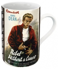 Konitz 10-Ounce Cinema Rebel Mugs, Assorted, Set of 4 Konitz 10-Ounce Cinema Rebel Mugs, Assorted, Set of 4