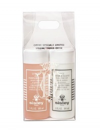 This kit for combination to oily skins is a wonderful companion on any trip. It includes Sage Cleanser and Grapefruit Toning Lotion two of Sisley's best selling products.The Sage Cleanser: eliminates excess sebum secretions in combination to oily skin. It leaves skin feeling clean and soft. Wipe off with a tissue or rinse with lukewarm water.Grapefruit Toning Lotion: The Grapefruit Toning Lotion: purifies skin by thoroughly removing make-up, impurities and excess sebum. This kit for combination to oily skins is a wonderful companion on any trip. It includes Sage Cleanser and Grapefruit Toning Lotion two of Sisley's best selling products.The Sage Cleanser: eliminates excess sebum secretions in combination to oily skin. It leaves skin feeling clean and soft. Wipe off with a tissue or rinse with lukewarm water.Grapefruit Toning Lotion: The Grapefruit Toning Lotion: purifies skin by thoroughly removing make-up, impurities and excess sebum.