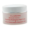 Clarins by Clarins: BRIGHT PLUS HP REPAIRING BRIGHTENING NIGHT CREAM--/1.7OZ