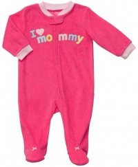Carter's Heart Mommy Terry Coverall (Sizes NB - 9M) - pink, 6 months Carter's Heart Mommy Terry Coverall (Sizes NB - 9M) - pink, 6 months