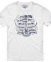 Capture the pioneer spirit of the West with this Yukon Post t-shirt from Lucky Brand.