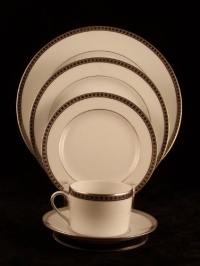 Bernardaud Athena Platinum Dinner Plate Bernardaud Athena Platinum Dinner Plate