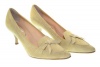 TOD'S Sidney Nuovo Laccetto Suede Beige Pumps Size 7/37 HR0C013