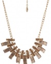 Jessica Simpson The Wright Stuff Gold Collar Necklace