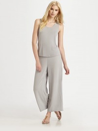 A cropped, wide-leg silhouette gives these silk pants, must-have-now status.Flat-front designSide zipperWaist dartsInseam, about 26Rise, about 13SilkDry cleanImported Model shown is 5'10 (177cm) wearing US size Small. A cropped, wide-leg silhouette gives these silk pants, must-have-now status.Flat-front designSide zipperWaist dartsInseam, about 26Rise, about 13SilkDry cleanImported Model shown is 5'10 (177cm) wearing US size Small.