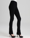 The must-have, go-to look for every woman, Lyssé Leggings lend a sleek bootcut silhouette to everyday styles. A wide, four-way stretch waistband flattens the tummy for a flattering silhouette.