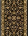 Area Rug 2x6 Runner Traditional Black - Ivory Color - Safavieh Lyndhurst Rug from RugPal