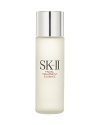 This unique Pitera-rich product moisturizes to improve texture and clarity for a more beautiful, glowing complexion. It also helps stimulate the natural renewal process of the skin's outer layer to rebalance and bring harmony to your skin. Women are so passionate about it that they describe it as their 'holy water'. It contains over 90% pure Pitera - the seemingly magical ingredient found in all SK-II products. Skin absorbs the benefits almost on contact. The result is supple, smooth, radiant skin.Sprinkle teaspoon amount into palms. Spread across hands, up to fingertips. Press into the skin - all over face and neck. Use twice daily.