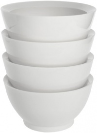CaliBowl Non-Spill 20-Ounce Original Bowl with Non-Slip Base, Set of 4, White CaliBowl Non-Spill 20-Ounce Original Bowl with Non-Slip Base, Set of 4, White