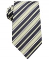 A sleek mix of textures on this Tasso Elba tie lends a modern finish to your standard 9-5 wardrobe.