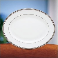 Lenox Federal Platinum Oval Platter, Chocolate Lenox Federal Platinum Oval Platter, Chocolate