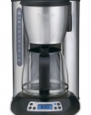 Waring CMS120 Professional 12 Cup Programmable Coffeemaker, Black and Stainless Steel