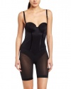 Flexees Womens Firm Control Strapless Unitard, Black, 38C