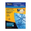 Fellowes Self-Adhesive Sheets, Letter Size, 3 mil, 50 Pack (5221502)