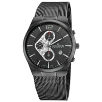 Skagen Men's 906XLTBB Titanium Titanium Chronograph Watch Skagen Men's 906XLTBB Titanium Titanium Chronograph Watch
