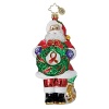 Support AIDS Awareness with this Santa holiday ornament.