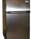 SPT Energy Star 3.2 cu.ft. Double Door Refrigerator in Stainless Steel