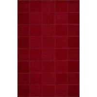 Nourison Westport Squares Red 3.6-Feet by 5.6-Feet 100% Wool Area Rug Nourison Westport Squares Red 3.6-Feet by 5.6-Feet 100% Wool Area Rug