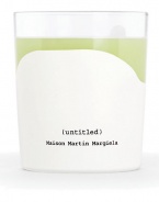 Discover a new way to experience the dazzling green top notes and woody, incensed feeling of Maison Martin Margiela Untitled with the Untitled candle. Bring the beautiful, welcoming fragrance to your home for an intimate Untitled moment. The wax in the candle is a paraffin wax base and the wick does not contain lead. Burn time is about 35 hours.
