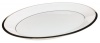 Lenox Solitaire White Platinum-Banded Bone China 13 Inch Platter