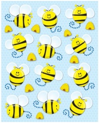 Bees - Shape Stickers (72 stickers) Bees - Shape Stickers (72 stickers)