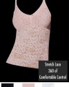 Bali Lace 'N Smooth Camisole Slimmer, L-Rosewood