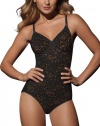 Bali Lace 'N Smooth Body Briefer, 34C-Black