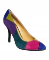 Brighten up your shoe wardrobe with the colorful stylings of the Boogiedown single-sole pumps by Nine West.