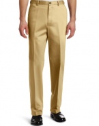 Haggar Men's Work To Weekend No Iron Twill Plain Front Pant