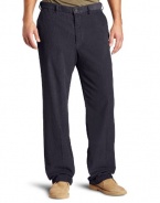 Haggar Men's Work To Weekend 14 Wale Corduroy Plain Front Expandable Waistband Pant